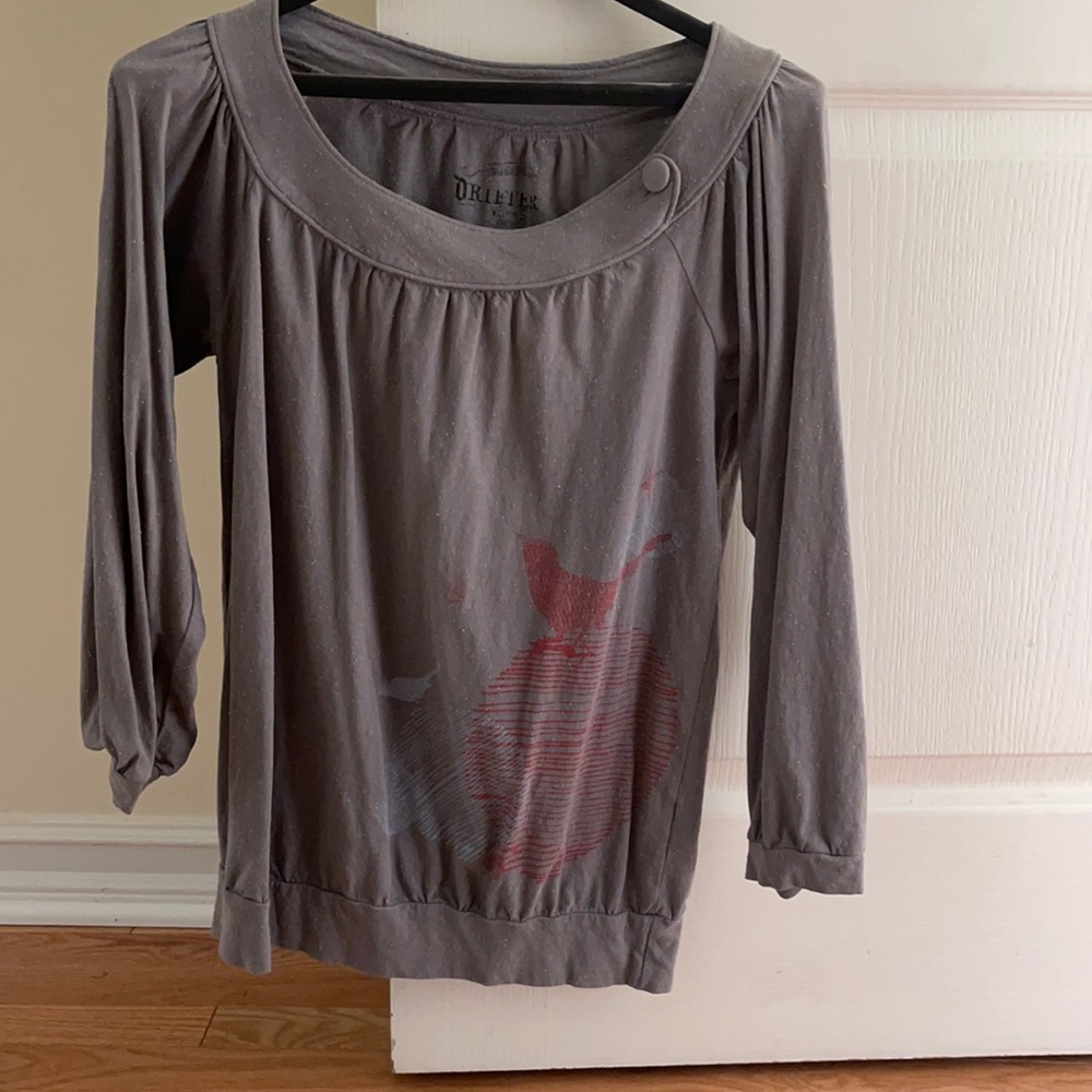 Gray top junior small.